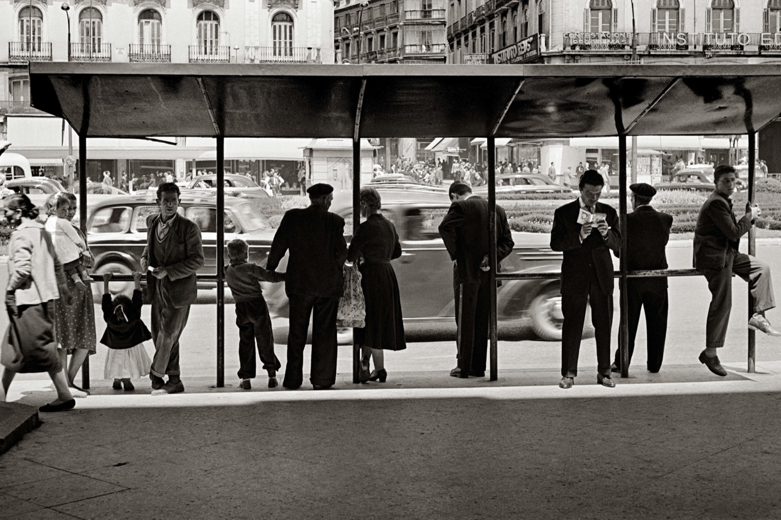 Ramón Masats, Puerta del Sol, Madrid, 1958
