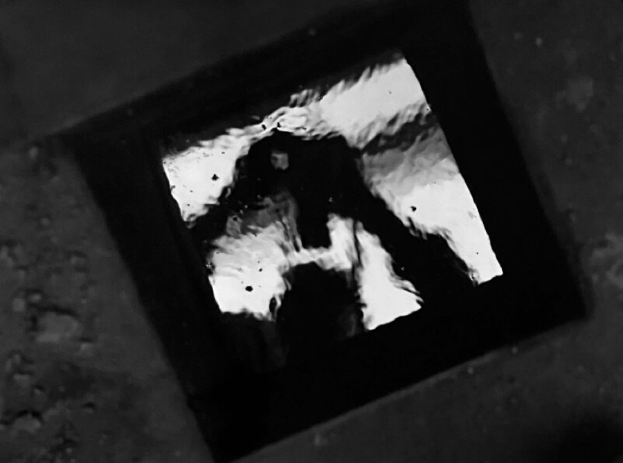 Ramón Masats, Self-portrait in a mercury mine , Almaden, ND