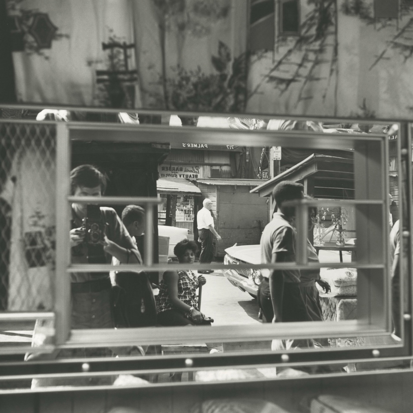 Vivian Maier, Self-portrait, Halsted Street, Chicago, August 25, 1961