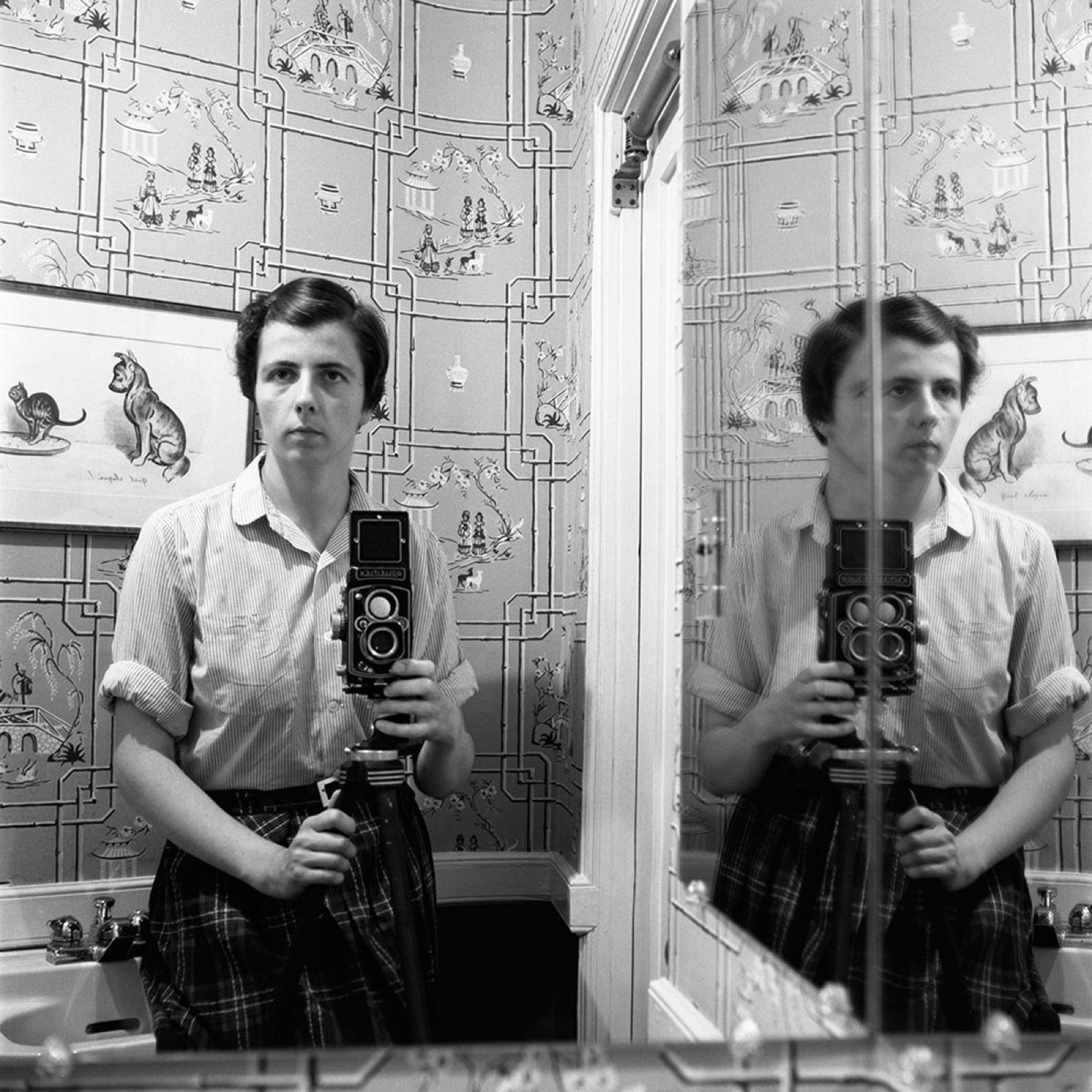 Vivian Maier, Sel-portrait, 1955