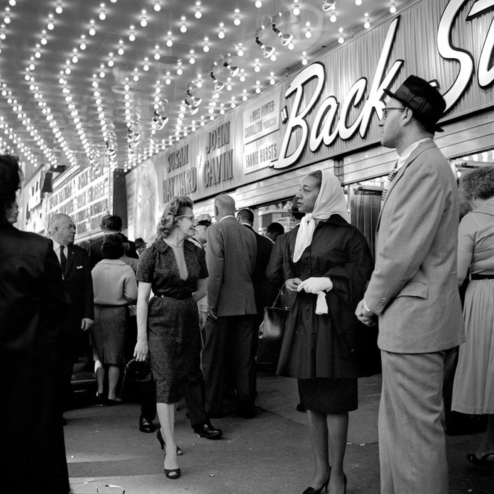 Vivian Maier, At the Babalan & Katz United Artists Theater, Chicago, IL, 1961