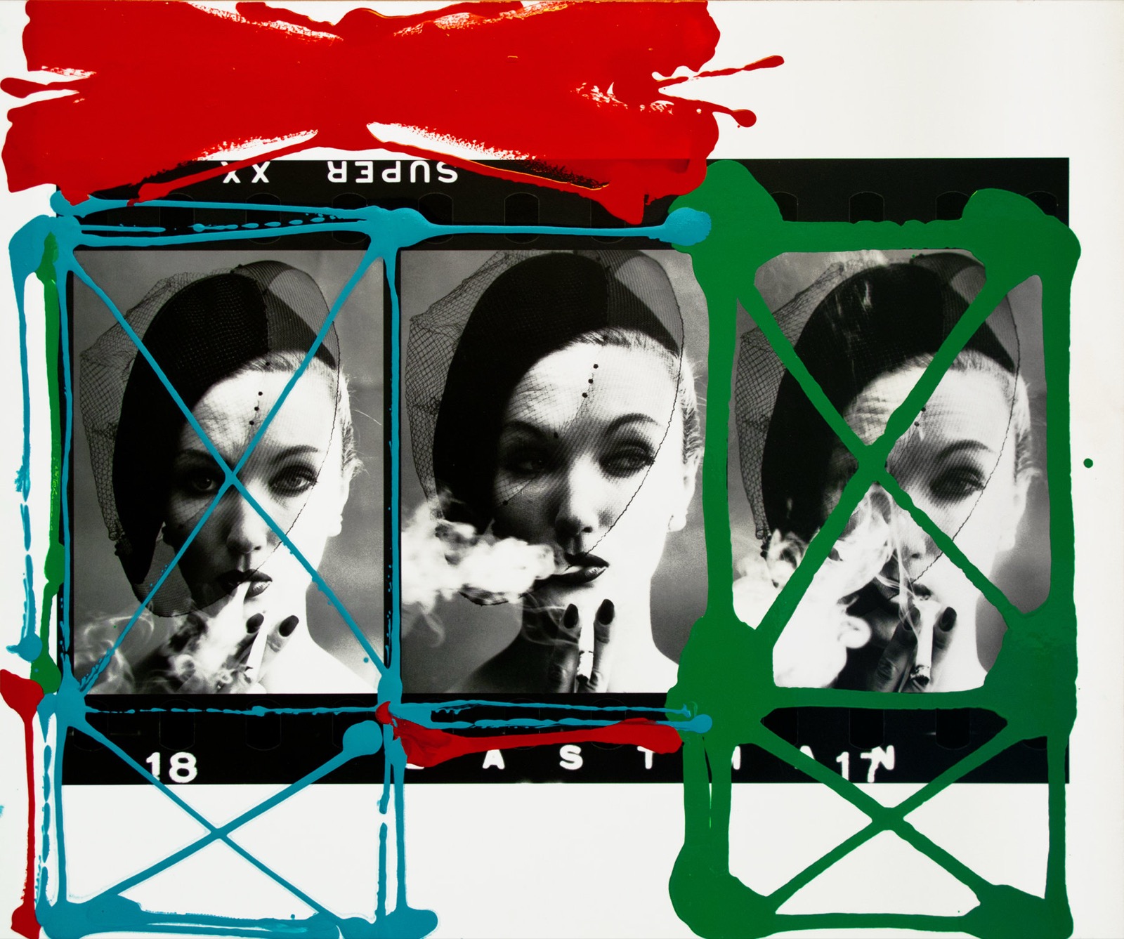 William Klein, Smoke + Veil x 3, Paris (Vogue), 1958