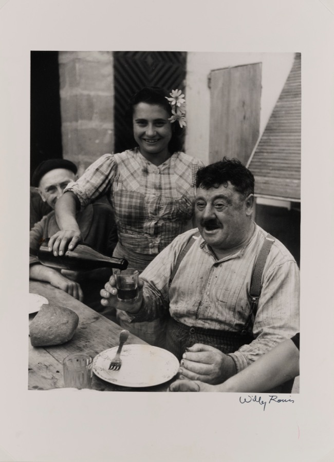 Willy Ronis, Vigneron girondin, Cavignac, 1945